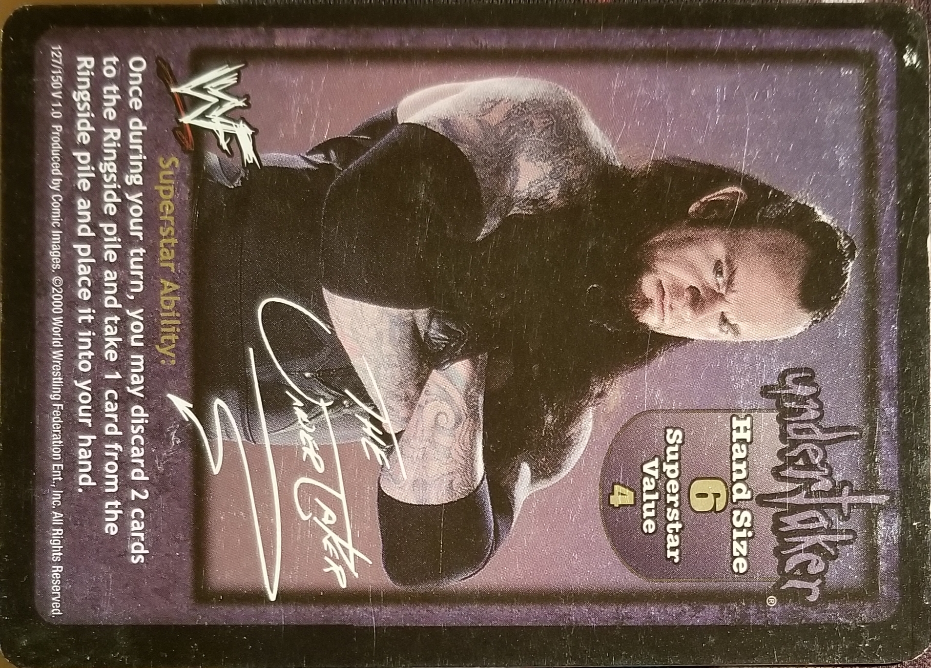 Undertaker Superstar Card